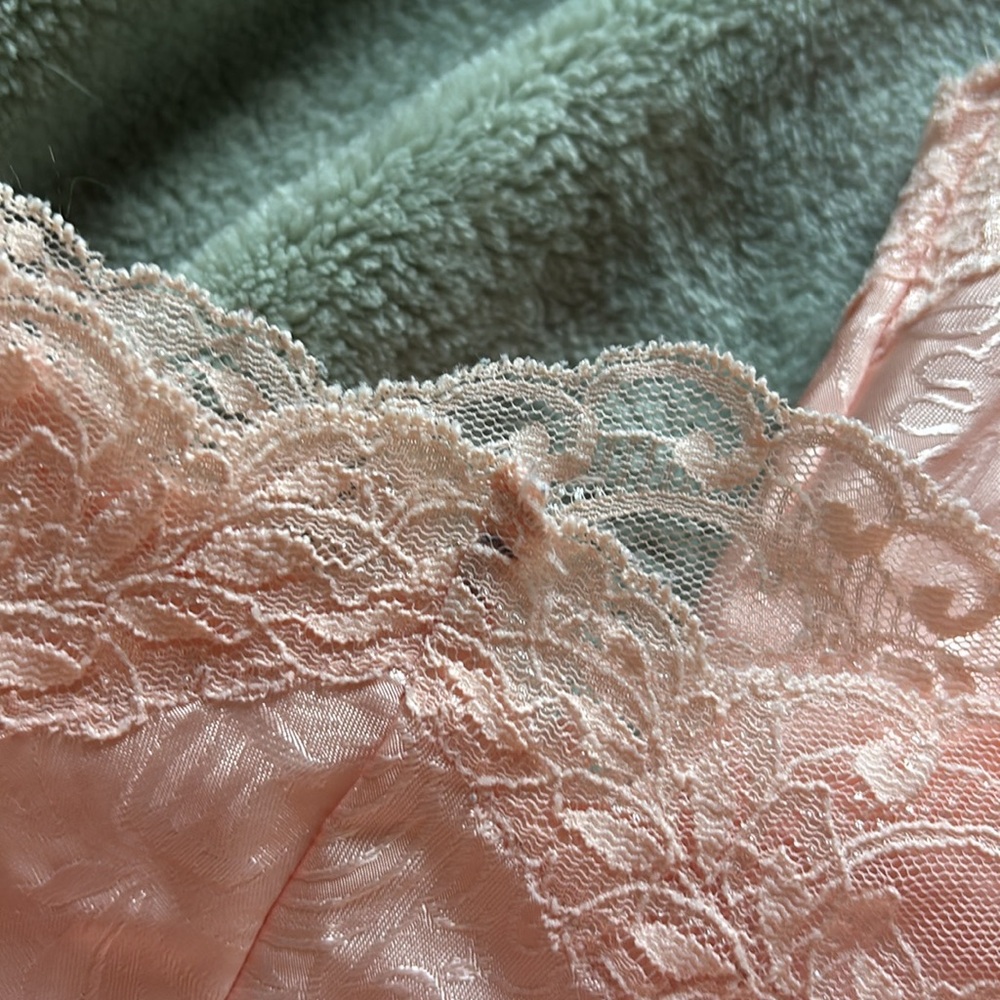 Vintage VS Blush Lace Slip Dress - Picture 7 of 7